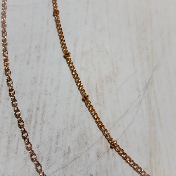 Dainty Layered Chain Butterfly Pendant Necklace - Picture 5 of 6